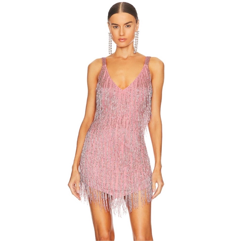 Adelina Mini Dress in Light Pink:brand :nbd